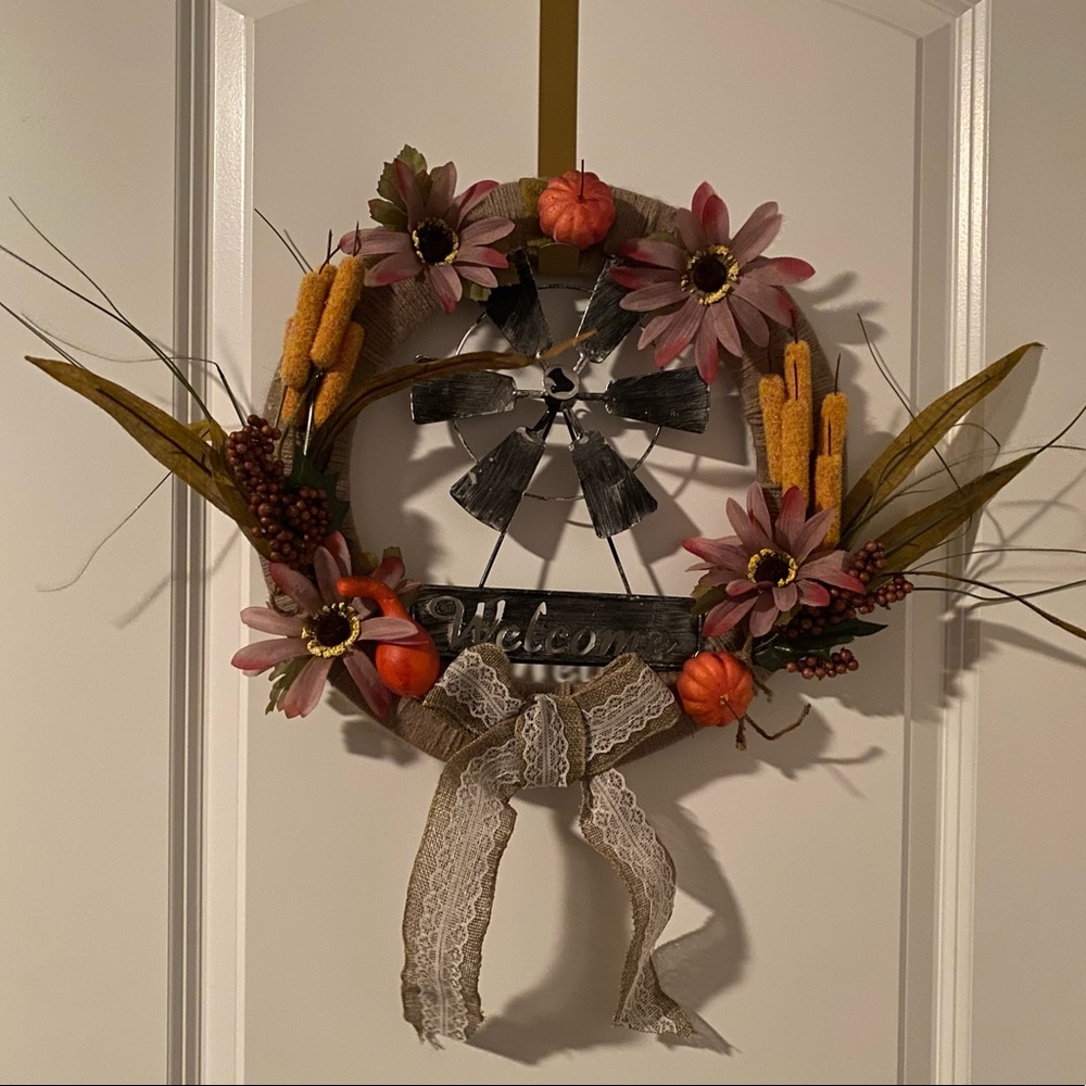 Welcome Wreath for Fall